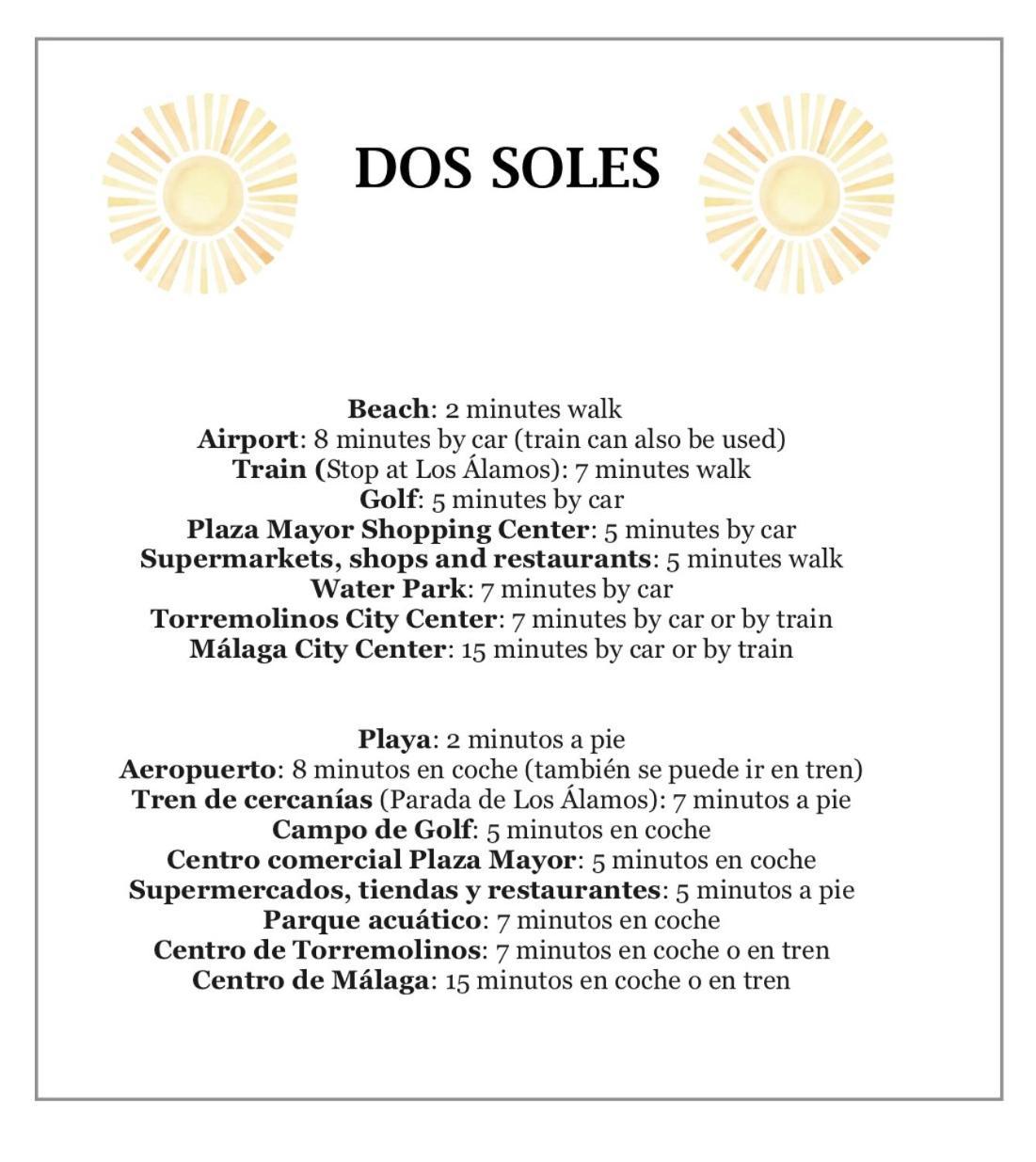 Dos Soles - Only 100 Meters From Beach Torremolinos Exterior foto